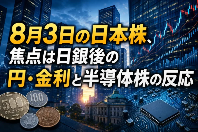 東京市場の寄り付き前に株価・為替・金利を確認するイメージ。