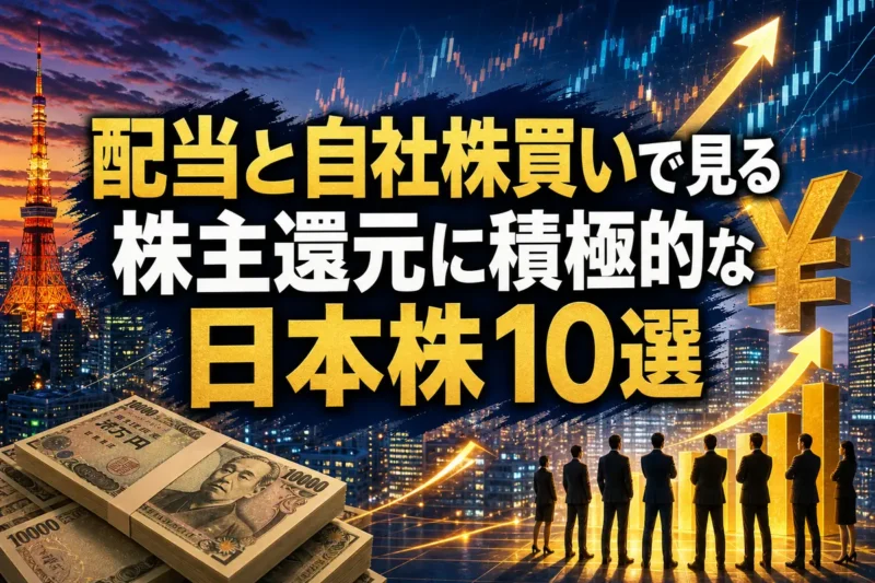 配当と自社株買いで見る株主還元に積極的な日本株10選