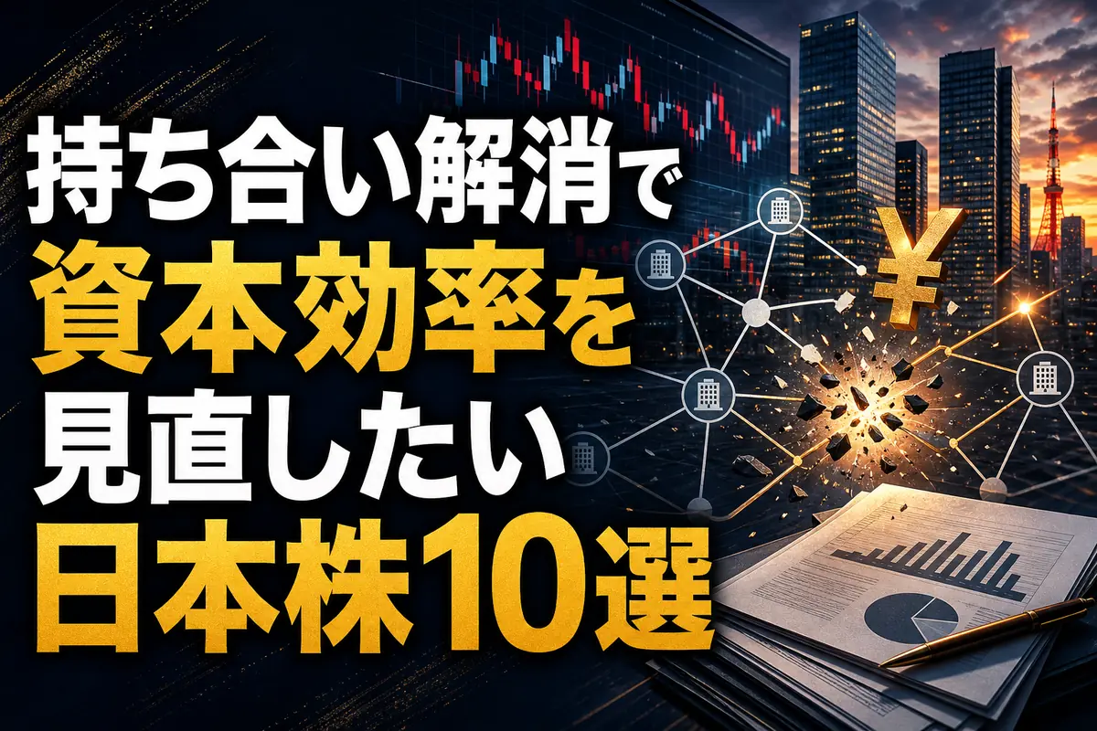 持ち合い解消で資本効率を見直したい日本株10選