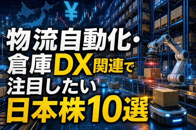 物流自動化・倉庫DX関連で注目したい日本株10選