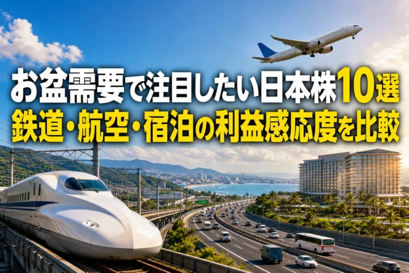 新幹線、航空機、高速道路、ホテルが表す日本のお盆旅行需要。