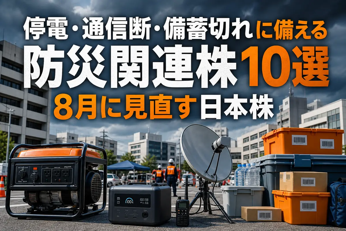 非常電源、衛星通信、備蓄品が配置された都市の防災拠点。