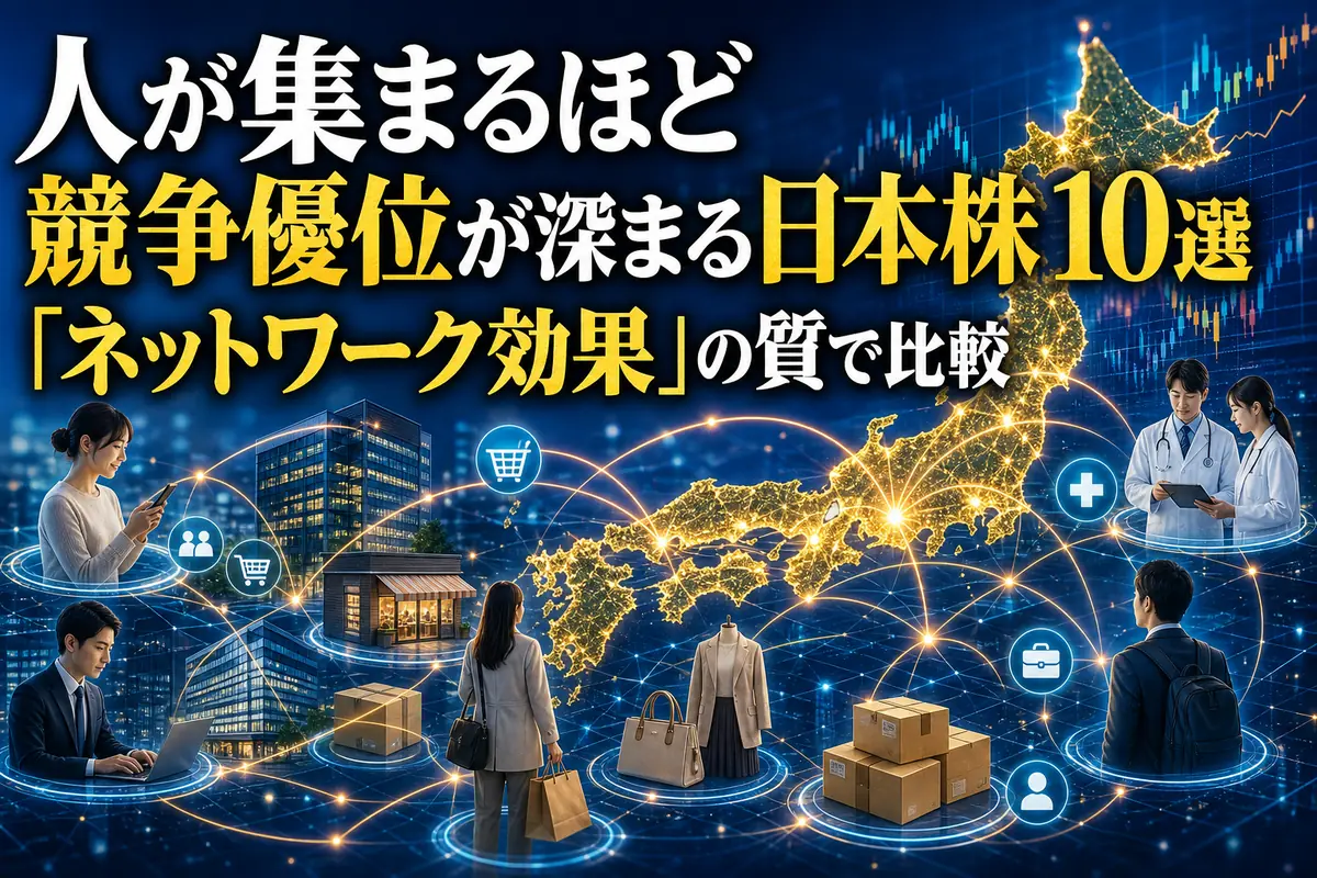 人と企業がデジタルネットワークでつながり成長する様子。